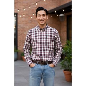 Barbour Men's Highland Check Tailored Fit Button Down Shirt‎ Plaid